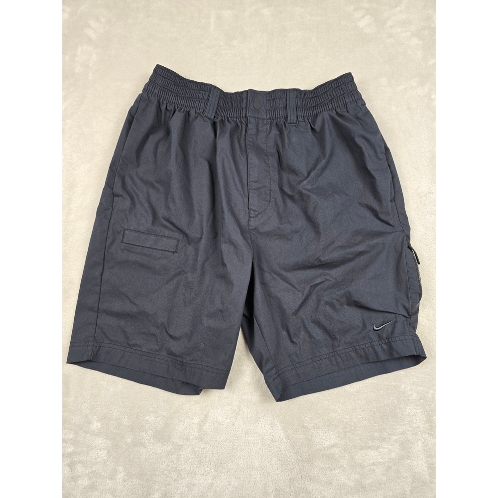 Nike Unscripted Golf Cargo Shorts Mens L Black DV8809 Athletic Zipper Pocket